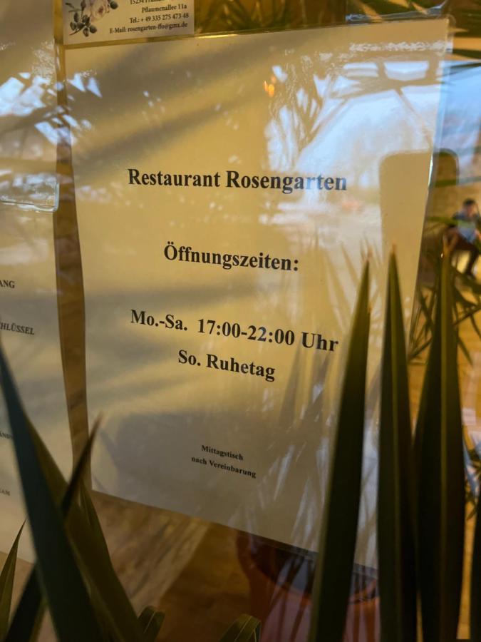 (פרנקפורט (אודר Hotel Rosengarten מראה חיצוני תמונה